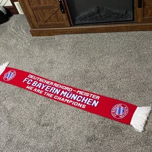FC Bayern München Red Scarf 57”x7”